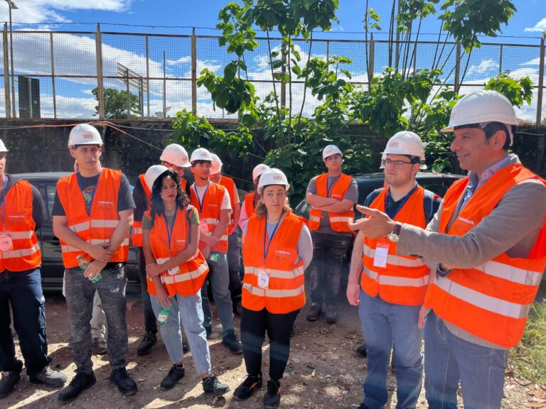 Antonio Pagliuca pres. Formedil Caserta con allievi ITS Academy Casa Campania