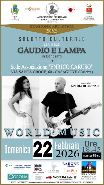 Manifesto concerto 22 febbraio