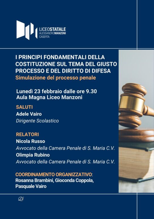 locandina evento costituzione liceo manzoni