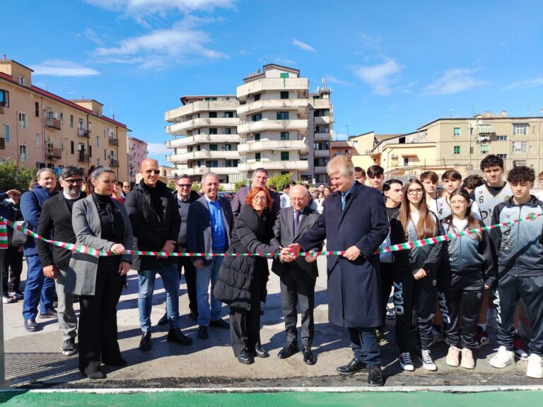 Inaugurati i campetti esterni al liceo Diaz di Caserta