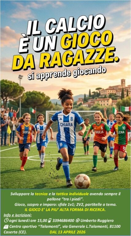 il calcio è un gioco da ragazze
