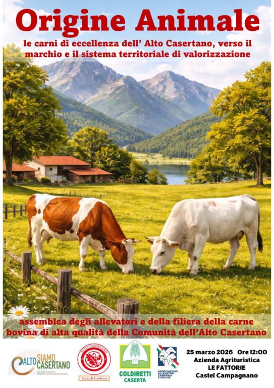 locandina GAL Marchio Carni di Eccellenza dell’Alto Casertano Castel Campagnano