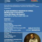 liceo biomedico Manzoni corso bls locandina