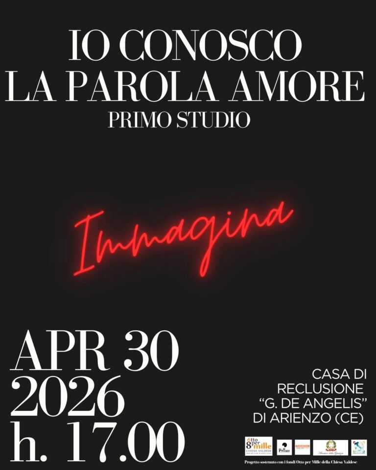 locandina Io conosco la parola amore - Primo Studio (1)