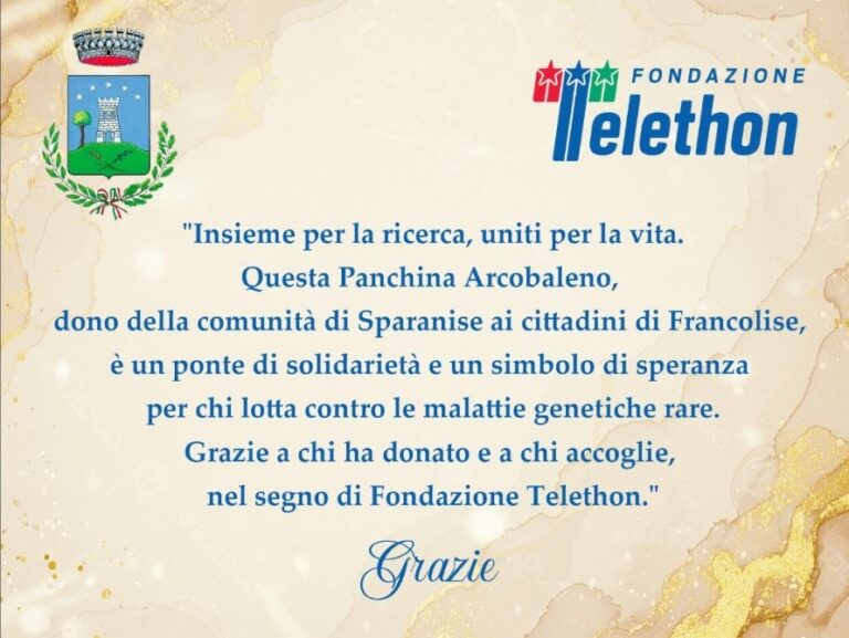 targa telethon okok.