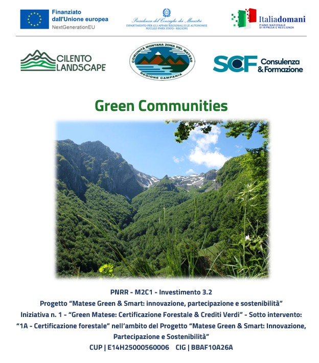 locandina corso formazione certificazione forestale Matese