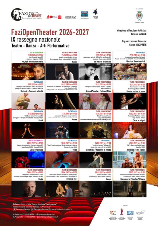 FAZIOPENTHEATER 2026 - 2027 - MANIFESTO