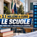 3,1 Milioni per le Scuole di Caserta