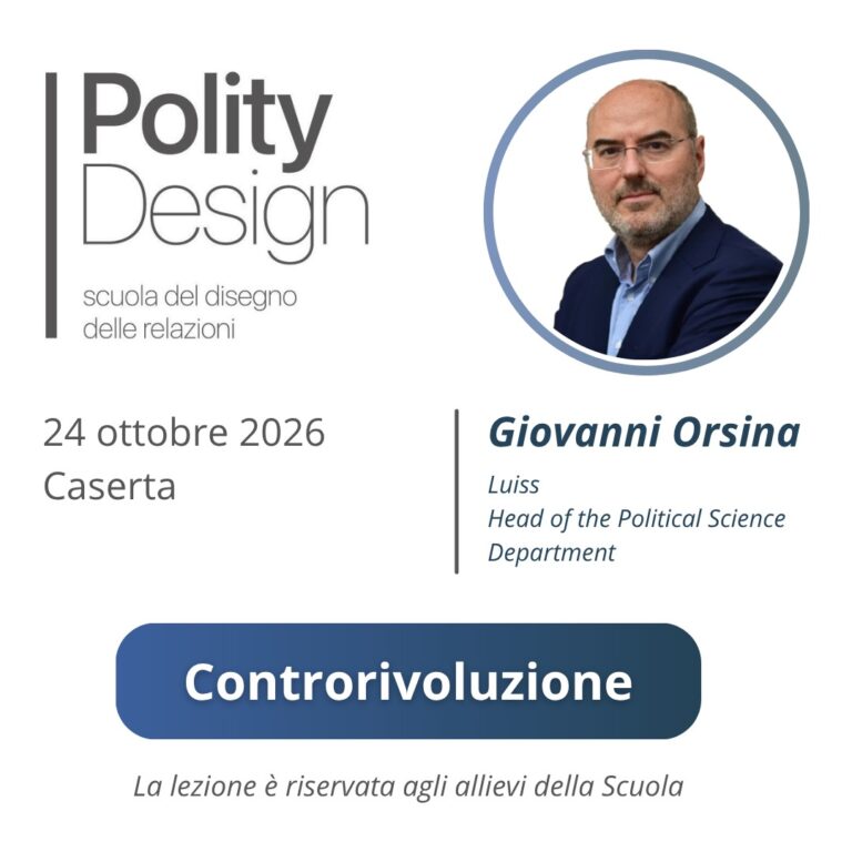 Polty Design, il 24 ottobre giovanni orsina a caserta